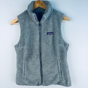 Patagonia Los Gatos Gray Fleece Vest 25216 Medium